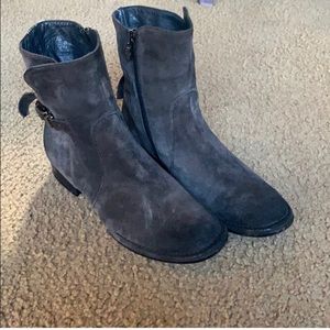 Alberto  Fermani Vero Cuoio Suede Distress Boots Size 6